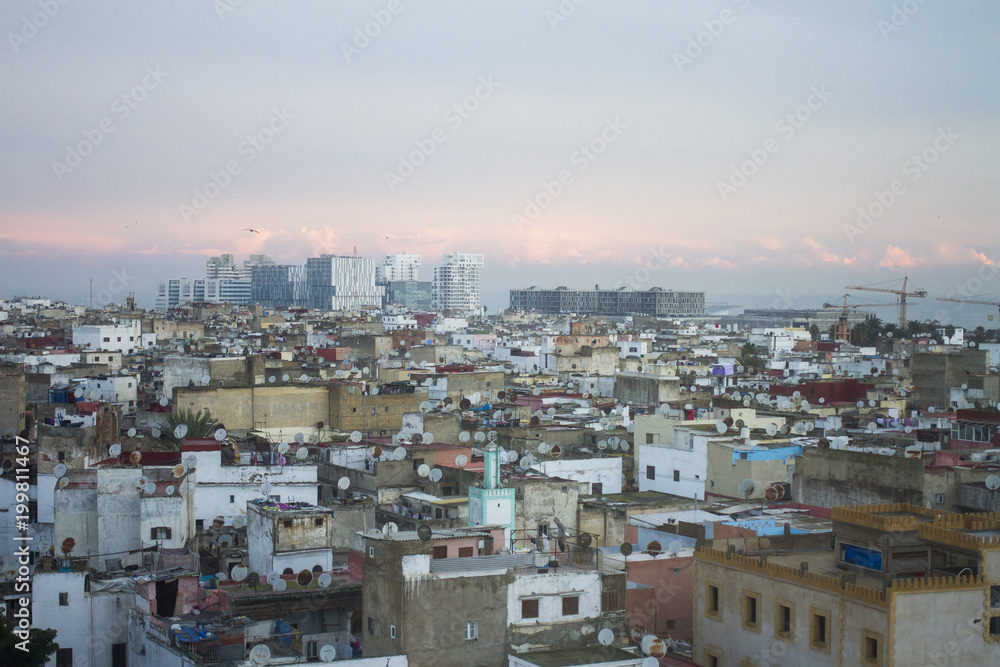 Casablanca city view from the top