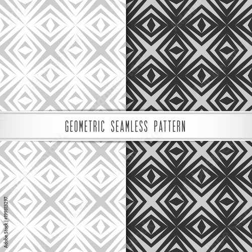 Vector geometric seamless pattern. Modern design for background, wallpaper or gift wrapping paper.