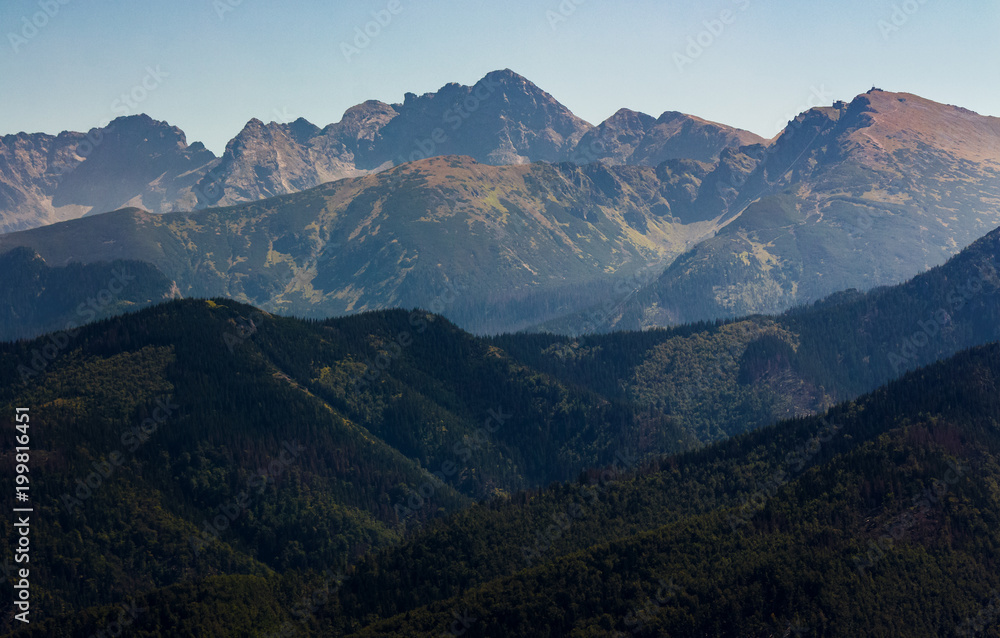 High Tatra Mountain in summer High Tatra Mountain in summer