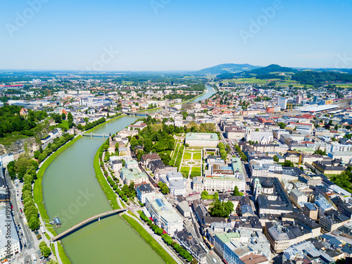 Salzburg aerial view, Austria