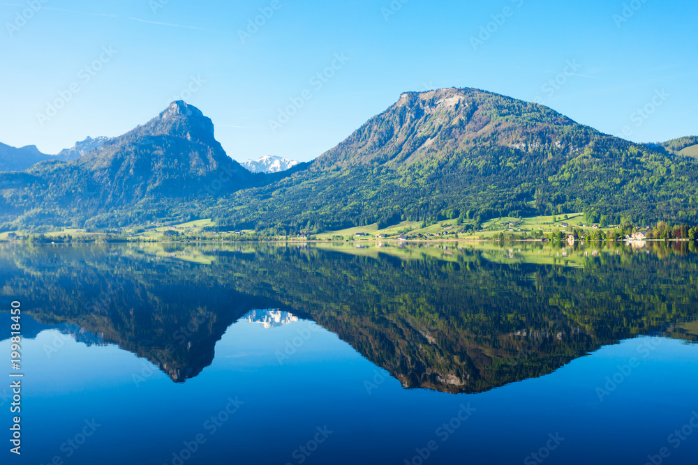 Wolfgangsee lake in Austria