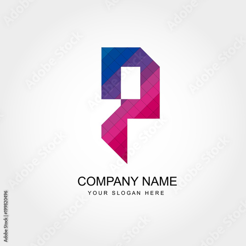Free Download P Letter Logo - GFXLoad