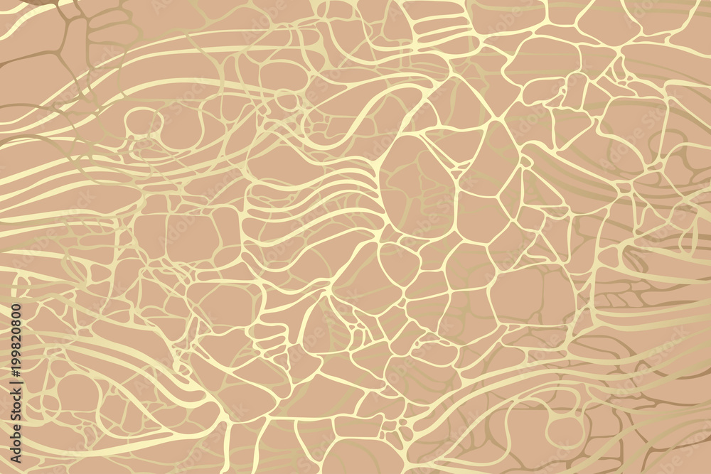 Abstract elegant cell background. Golden marble paint texture, cobweb, tile surface. Elegant futuristic ornament Abstract elegant cell background. Golden marble paint texture, cobweb, tile surface. Elegant futuristic ornament