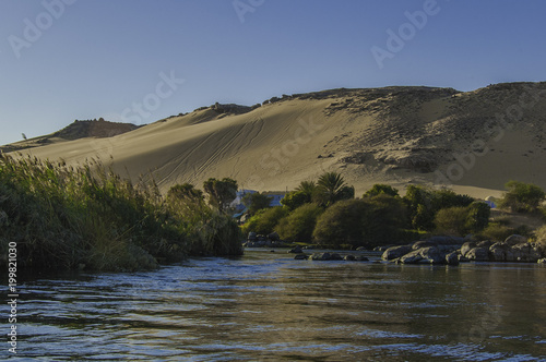Dunas a orillas del Nilo photo