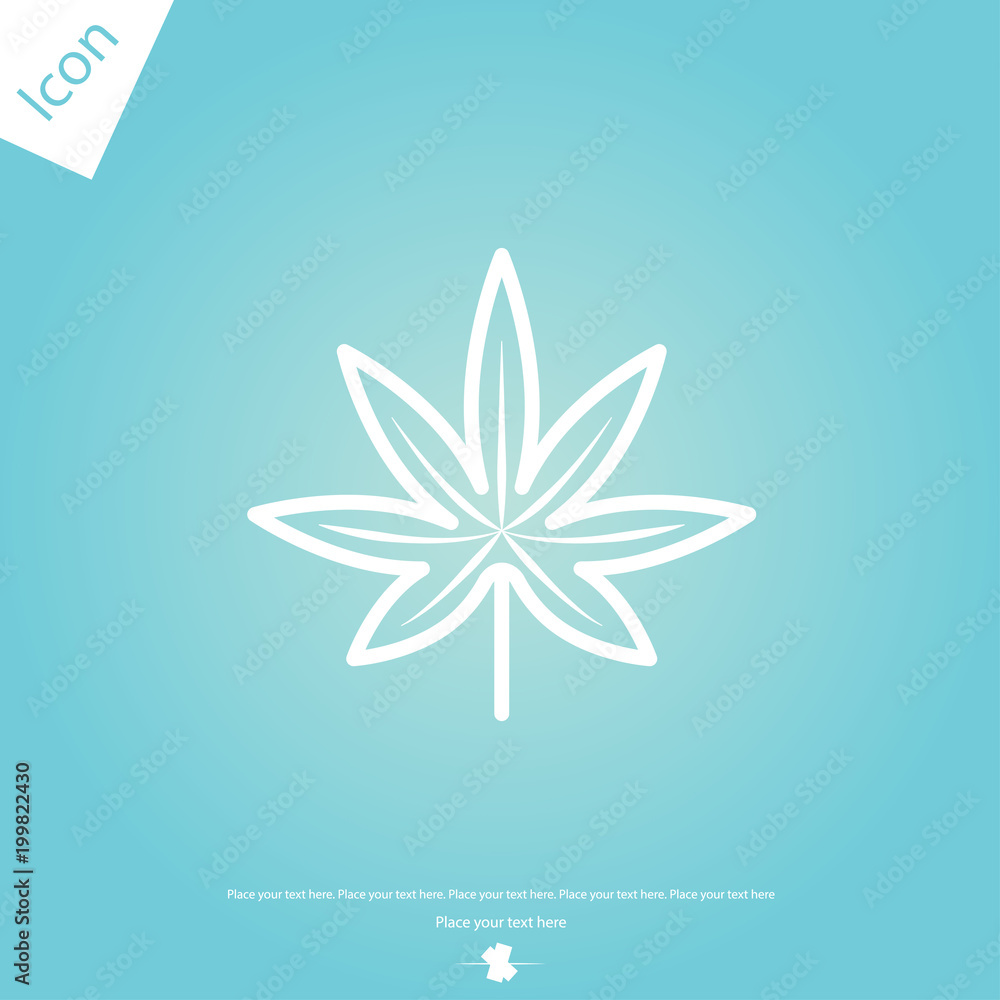 marijuana cannabis vector icon marijuana cannabis vector icon