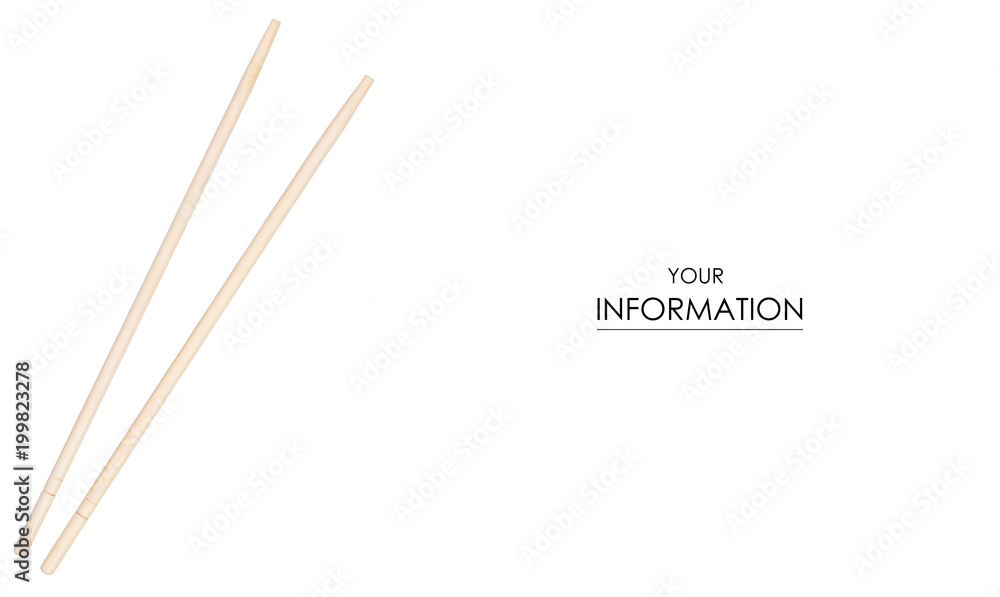 Sticks for sushi pattern