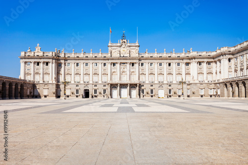 The Royal Palace of Madrid in Madrid city, Spain © saiko3p