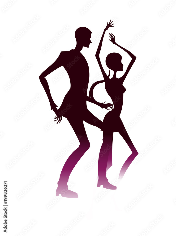 Couple dancing together
