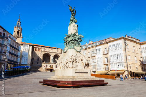 Virgen Blanca Square in Vitoria-Gasteiz photo