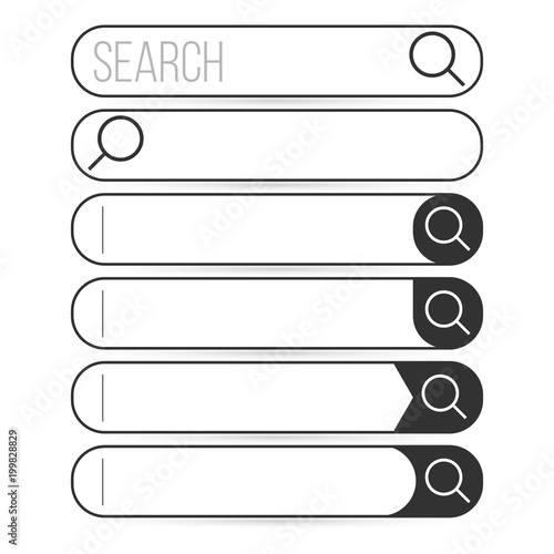 Search bar vector element d...