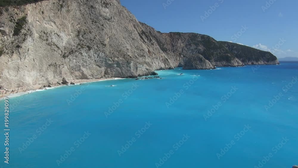 HD Aerial sea shore. Blue water blue sky, wave, beach, vacation, holiday. HD Aerial sea shore. Blue water blue sky, wave, beach, vacation, holiday.