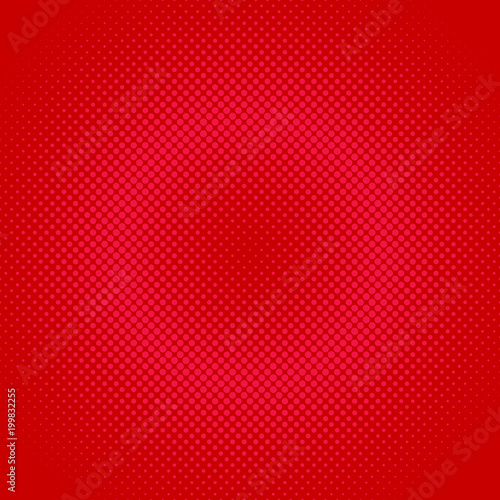 Red abstract halftone dot background pattern template