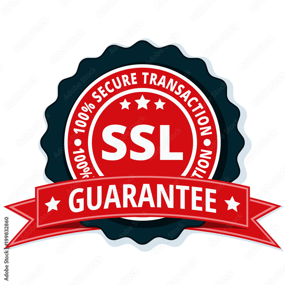 SSL Secure label illustration SSL Secure label illustration