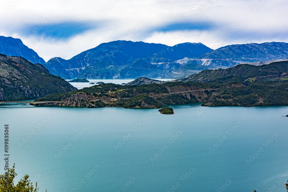 Lake Kremasta, Evrytania region, Greece Lake Kremasta, Evrytania region, Greece
