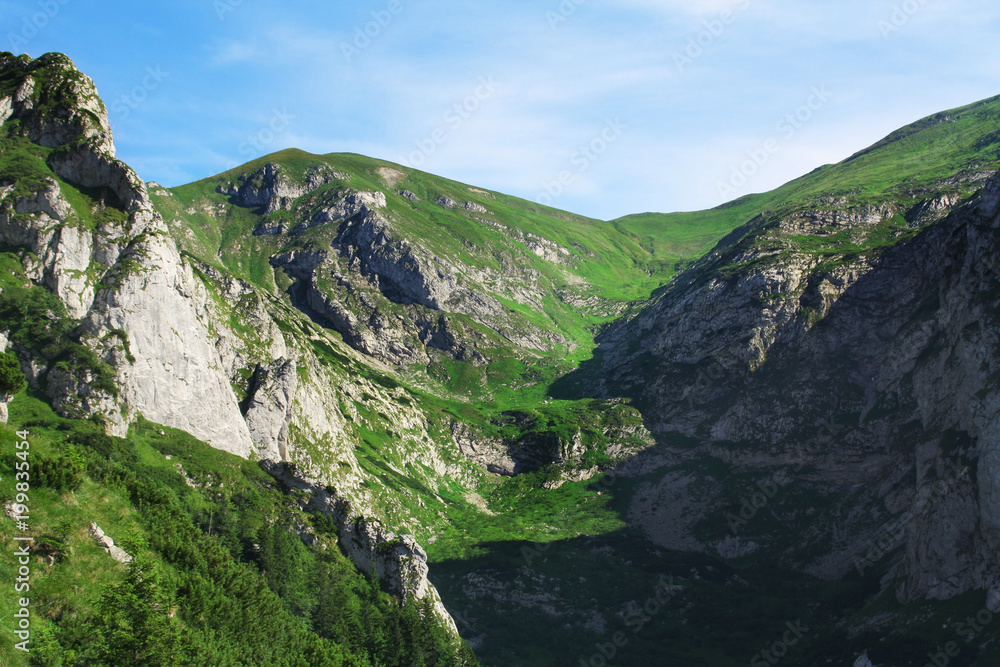 Tatra national park Sun on the mountain. Hills of dreams