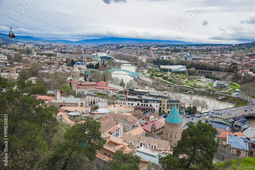 Panoramic view over Tbilisi city center © Olivia