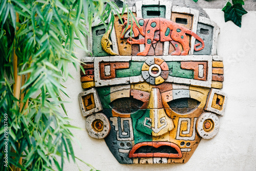 Konstfotografi Traditional national indian totem