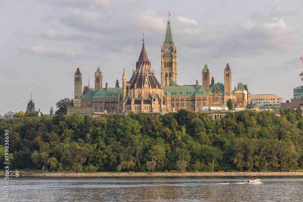 Parliament Hill in Ottawa (Canada)