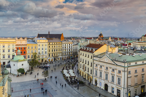 View of the market square and Grodzka street