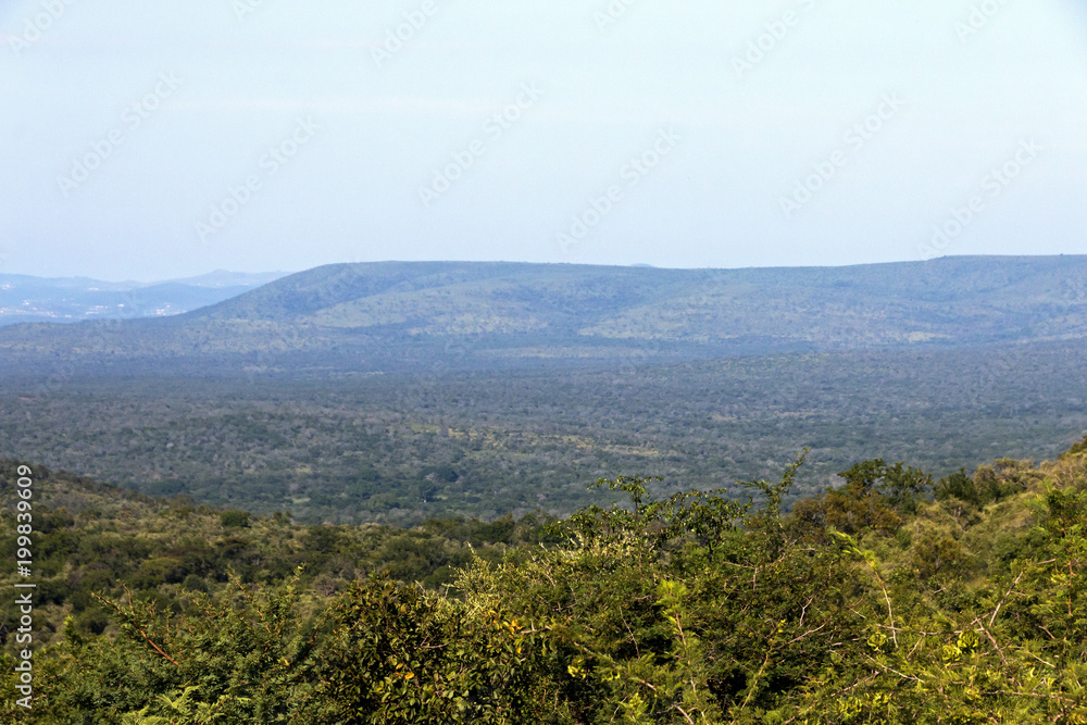 Rural Landscape with Misty Hills and Valleys Overcast Sky Rural Landscape with Misty Hills and Valleys Overcast Sky