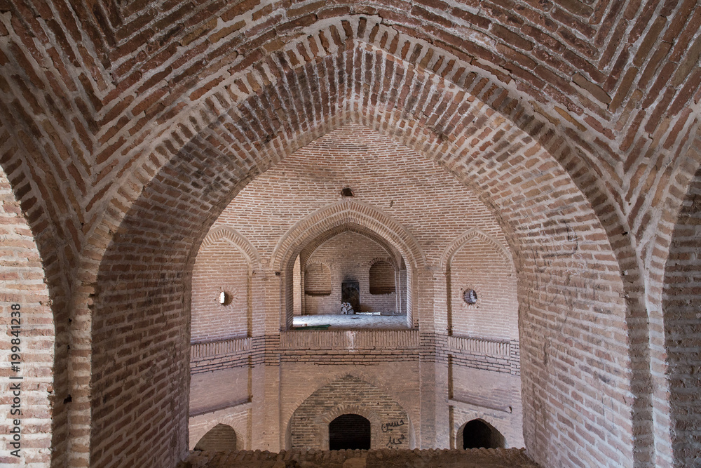 Fototapeta premium Mehr Caravanserai, Sabzevar, Khorasan, Iran