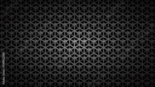 Abstract background of isometric grid with cubes
