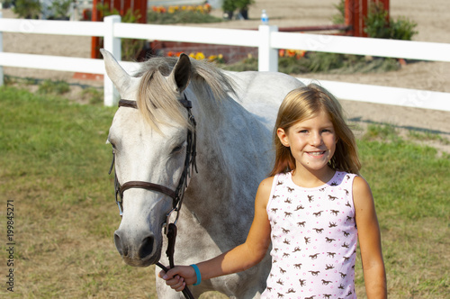 Girl and her pony.