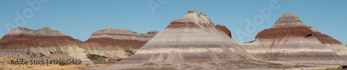 Painted desert hills