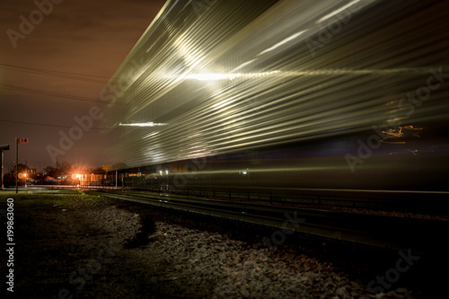 Wallpaper Mural Train Long Exposure Torontodigital.ca