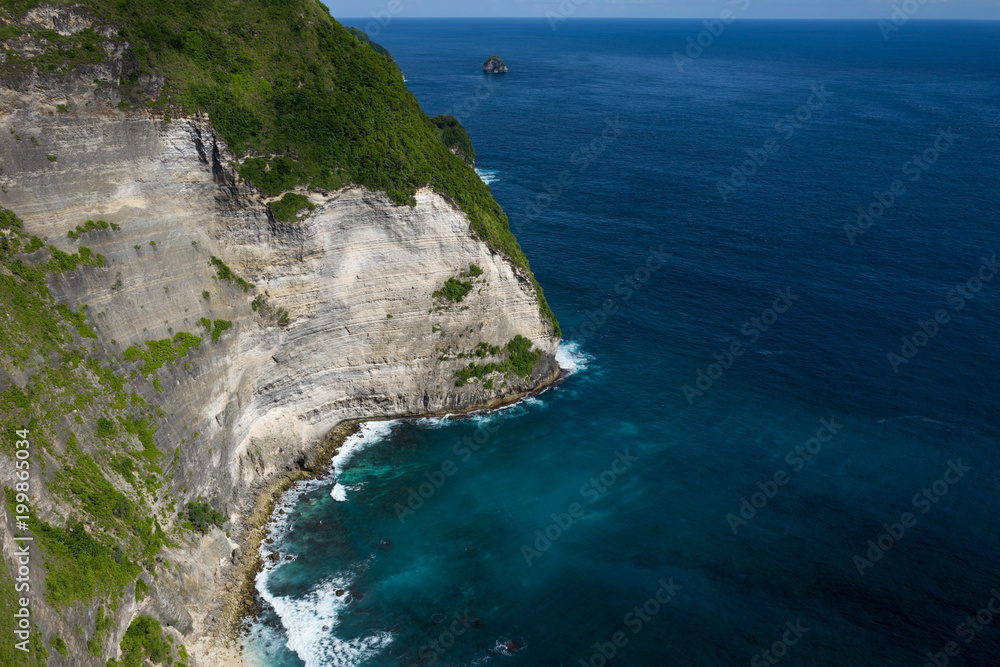 The Nusa Penida island in Indonesia
