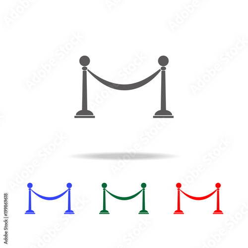 Rack guard rails icon. Elements of cinema and filmography multi colored icons. Premium quality graphic design icon. Simple icon for websites, web design, mobile app, info graphics