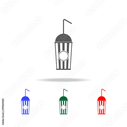 juice in the cinema icon. Elements of cinema and filmography multi colored icons. Premium quality graphic design icon. Simple icon for websites, web design, mobile app