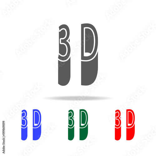 character 3d icon. Elements of cinema and filmography multi colored icons. Premium quality graphic design icon. Simple icon for websites, web design, mobile app, info graphics