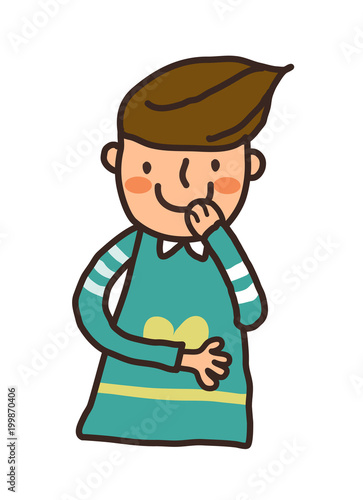 Close-up of man smiling