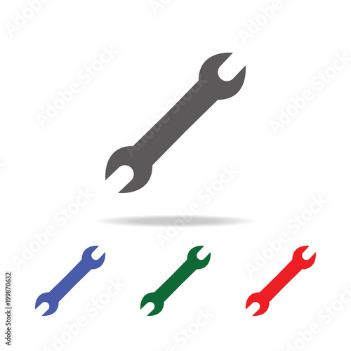 Spanner Icon. Elements of construction tools multi colored icons. Premium quality graphic design icon. Simple icon for websites, web design, mobile app, info graphics
