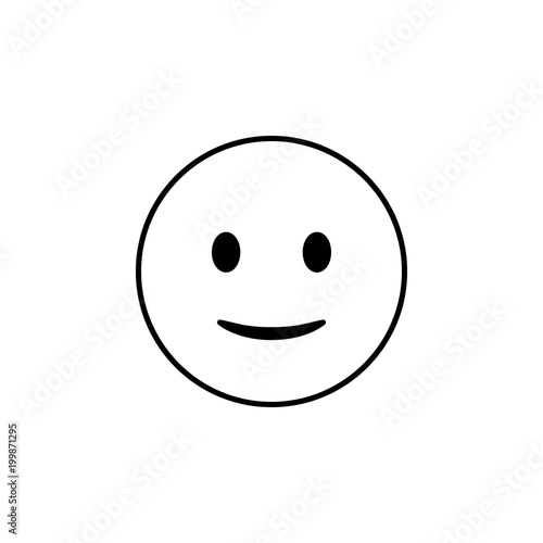 smile icon. Detailed set of avatars of professions icons. Premium quality line graphic design. One of the collection icons for websites, web design, mobile app