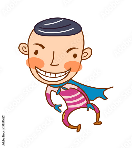 Close-up of boy smiling