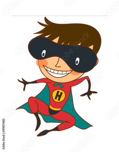 Close-up of boy wearing costume