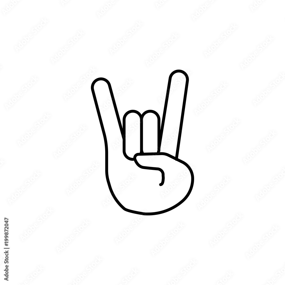 fingers rock icon. Detailed set of avatars of professions icons. Premium quality line graphic design. One of the collection icons for websites, web design, mobile app fingers rock icon. Detailed set of avatars of professions icons. Premium quality line graphic design. One of the collection icons for websites, web design, mobile app