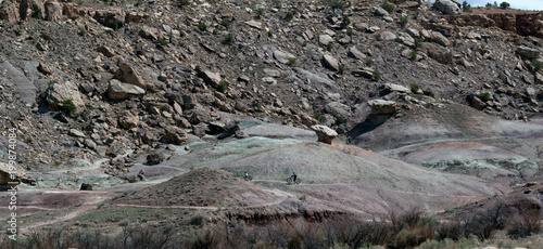 Mountain Bikes on Lunch Loop Trails of Colorado