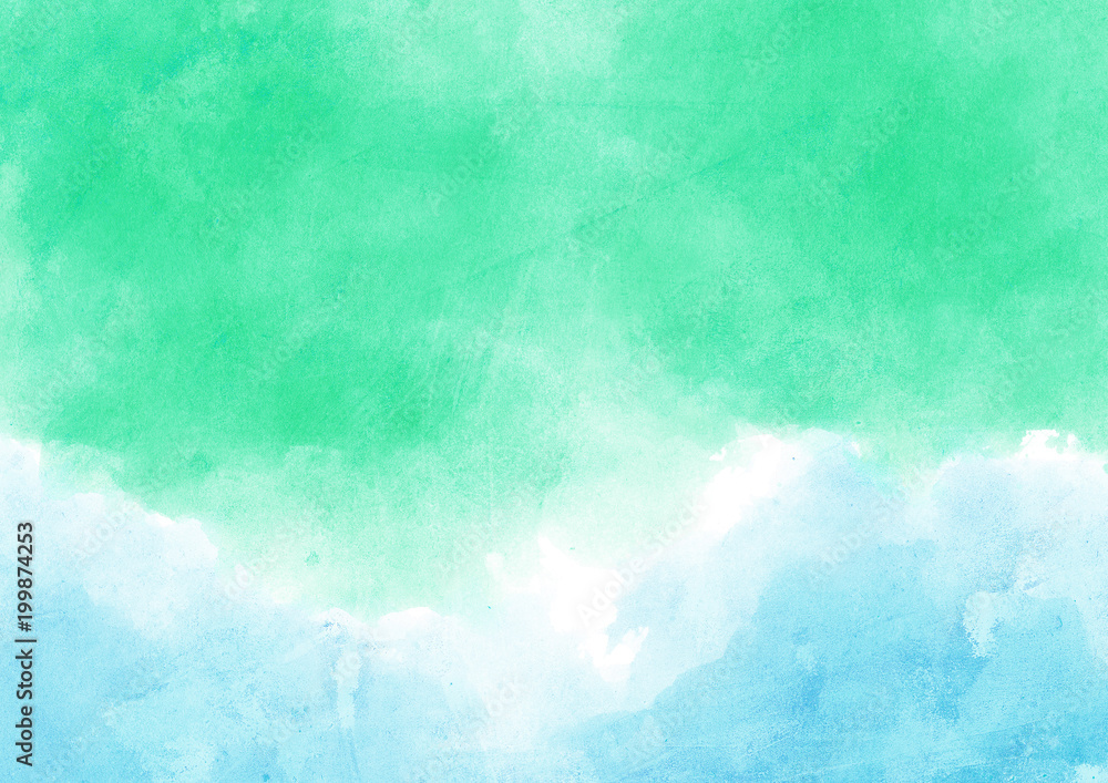 Obraz premium 背景_水彩