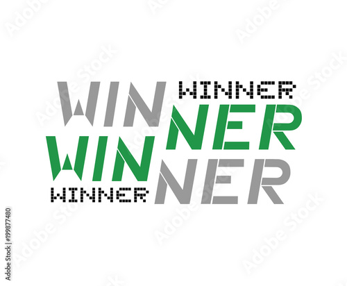 flat winner symbol