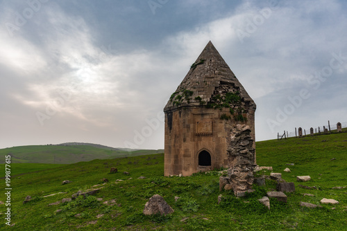 Ancient historical mausoleums complex of of the 16th century. District of Shemakhy city, Azerbaijan photo