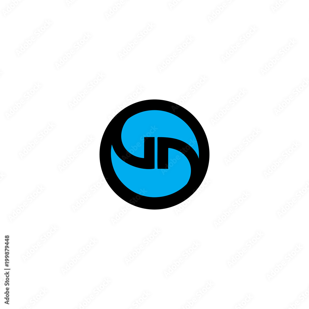letter gd in a circle logo vector letter gd in a circle logo vector