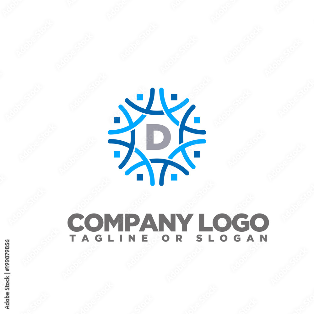 D LETTER LOGO TEMPLATE D LETTER LOGO TEMPLATE