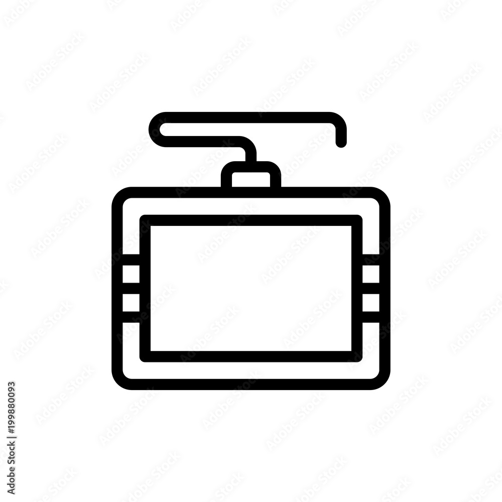 Graphic tablet flat icon Graphic tablet flat icon