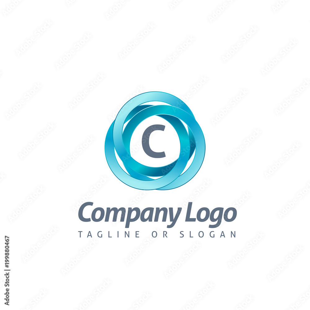 C LETTER LOGO TEMPLATE C LETTER LOGO TEMPLATE