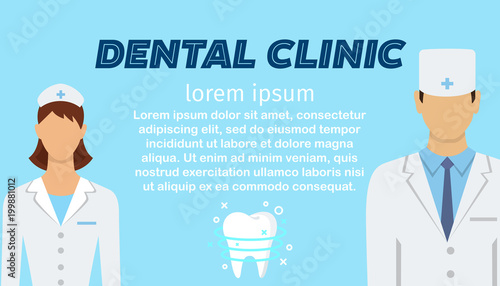 Dental clinic horizontal banner