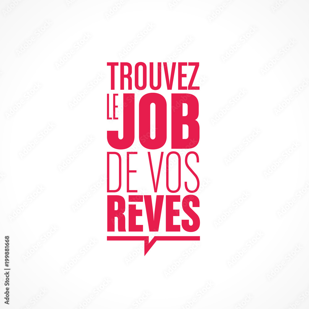 Fototapeta premium trouvez le job de vos rêves