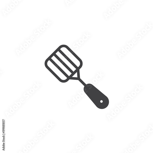 Spatula vector icon. filled flat sign for mobile concept and web design. kitchen spatula simple solid icon. Symbol, logo illustration. Pixel perfect vector graphics